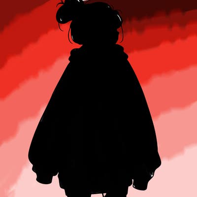 realistic girl with a oversized sweatshirt on and a bun