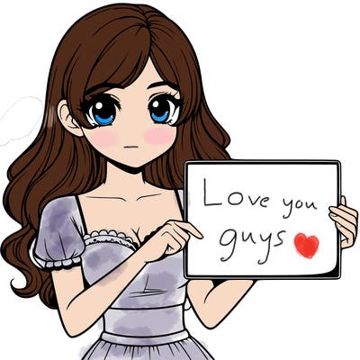 realistic pretty girl holding blank sign