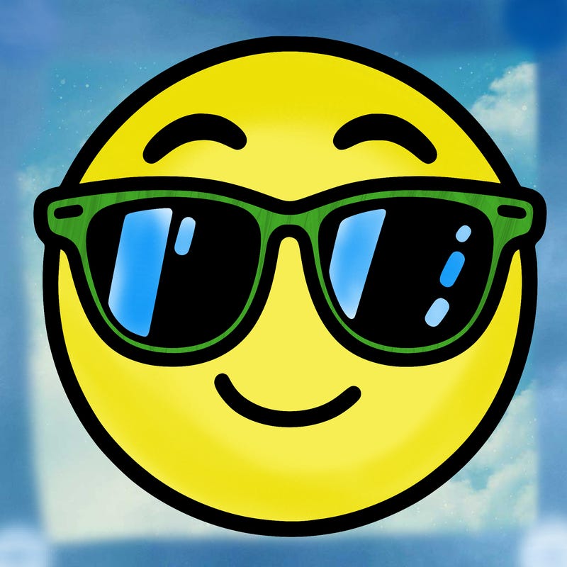 emoji with sunglasses