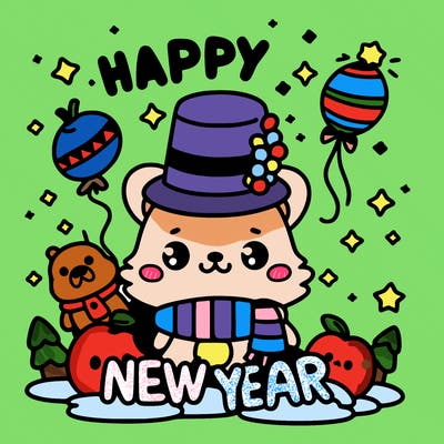 message : happy new year