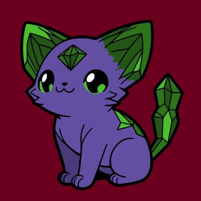 crystal kitten