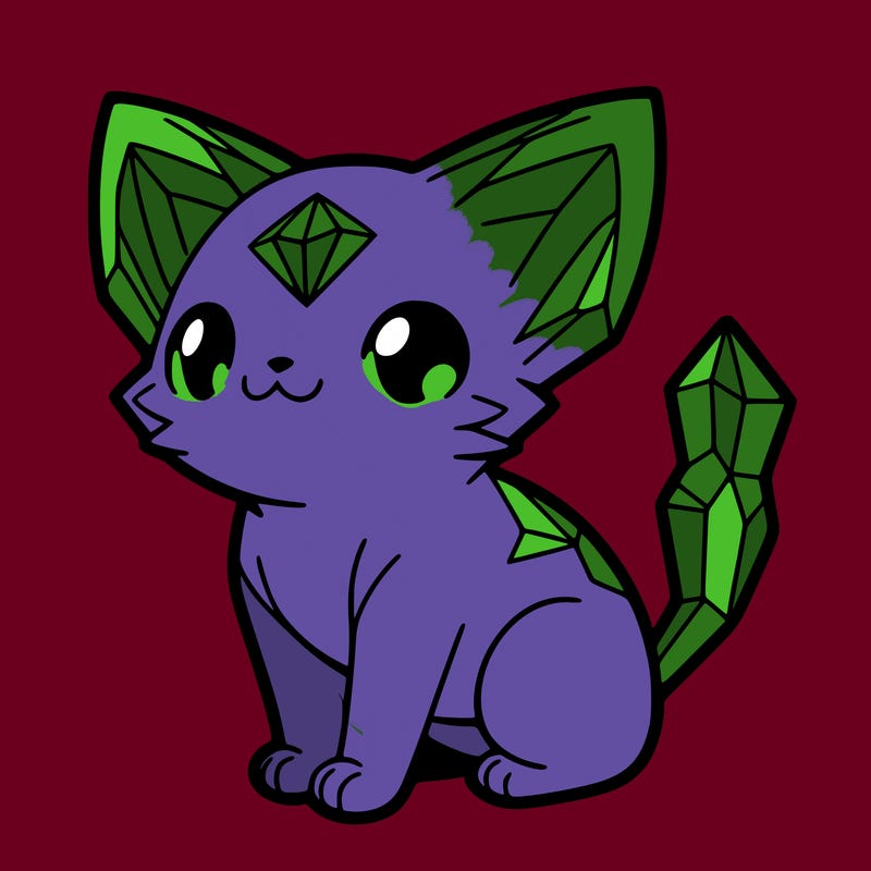 crystal kitten