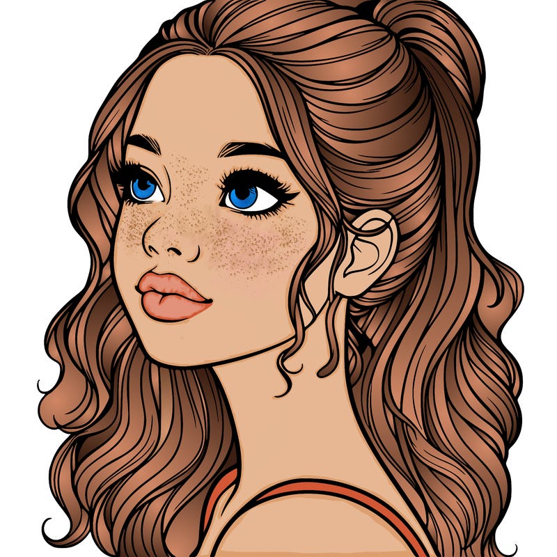 beautiful realistic girl