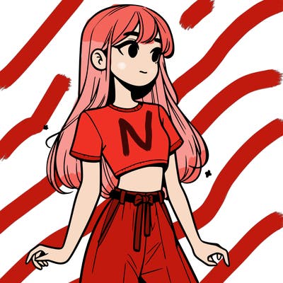 girl in a cute crop top