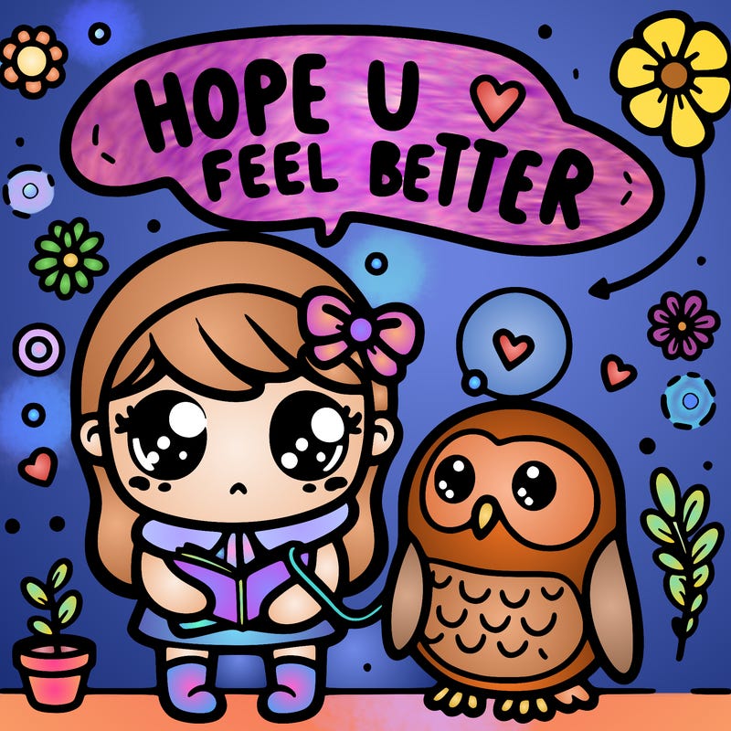 hope u feel better
