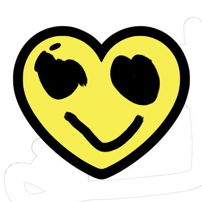 a blank heart