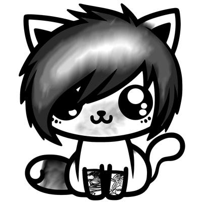 emo cat