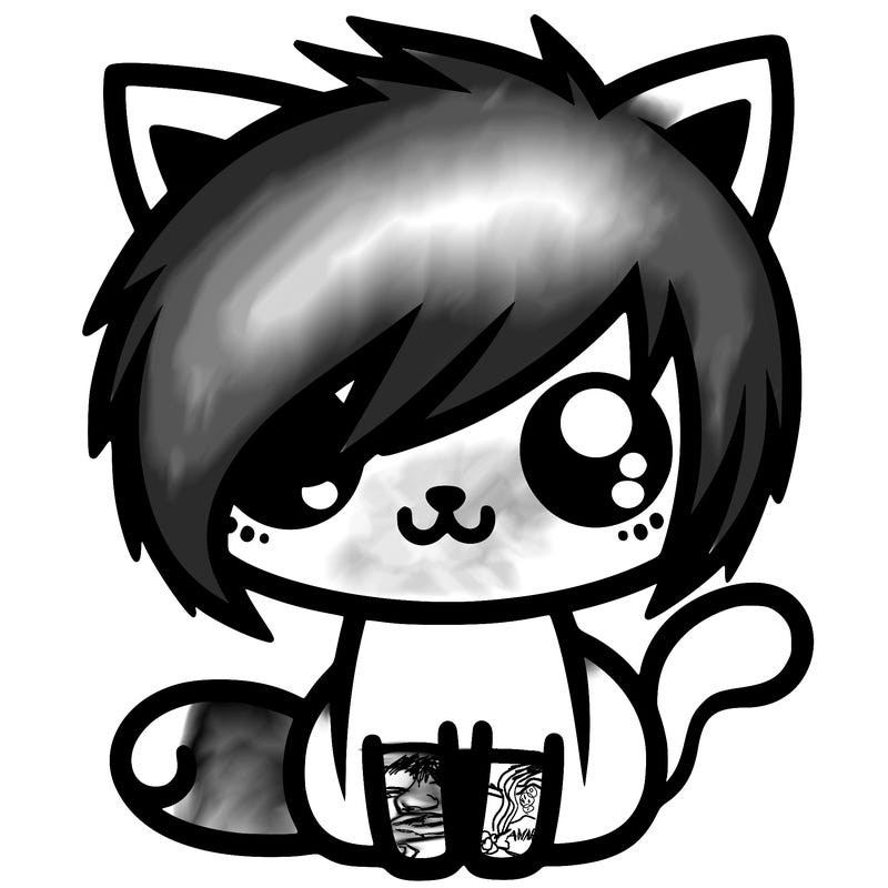 emo cat