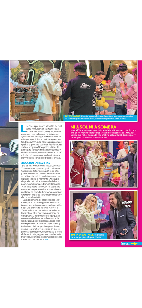 TVyNovelas México - Una página de revista digital de la app TVyNovelas México con una historia y fotos de Lele Pons.