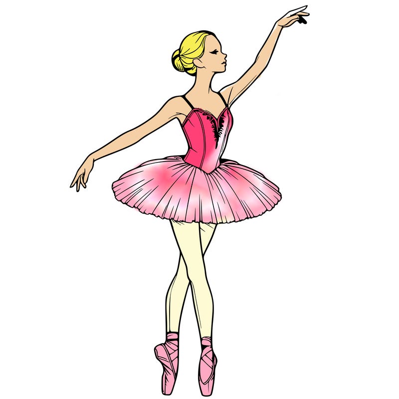realistic ballerina