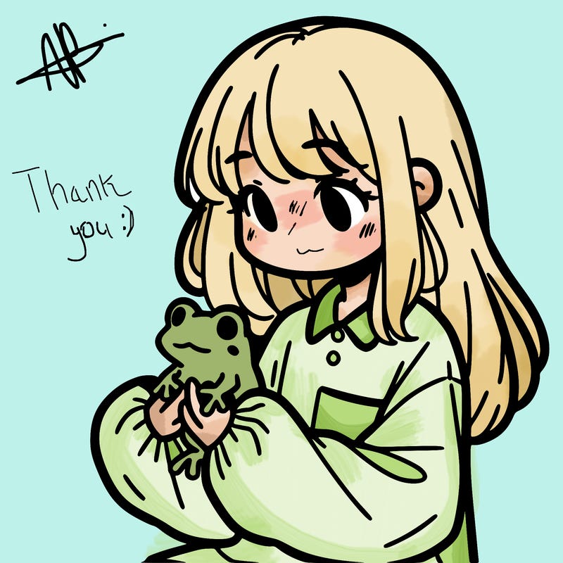 girl with long hair and a oversized shirt. and she is holding a frog