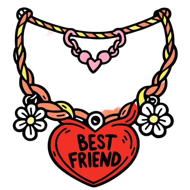 best friend necklace