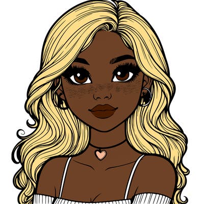 realistic pretty girl