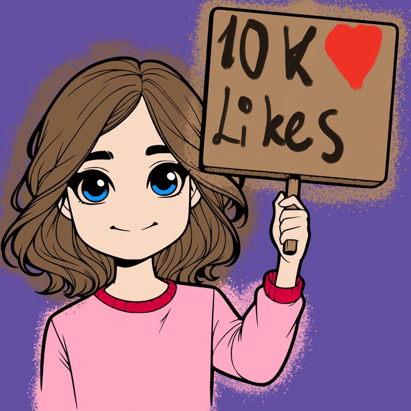 realistic girl holding up a sign