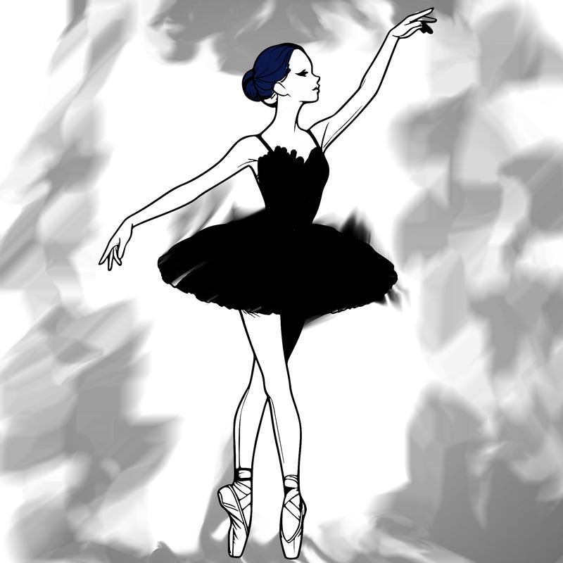 realistic ballerina