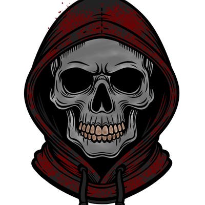 skull hoodie