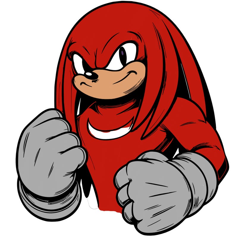 knuckles realistic