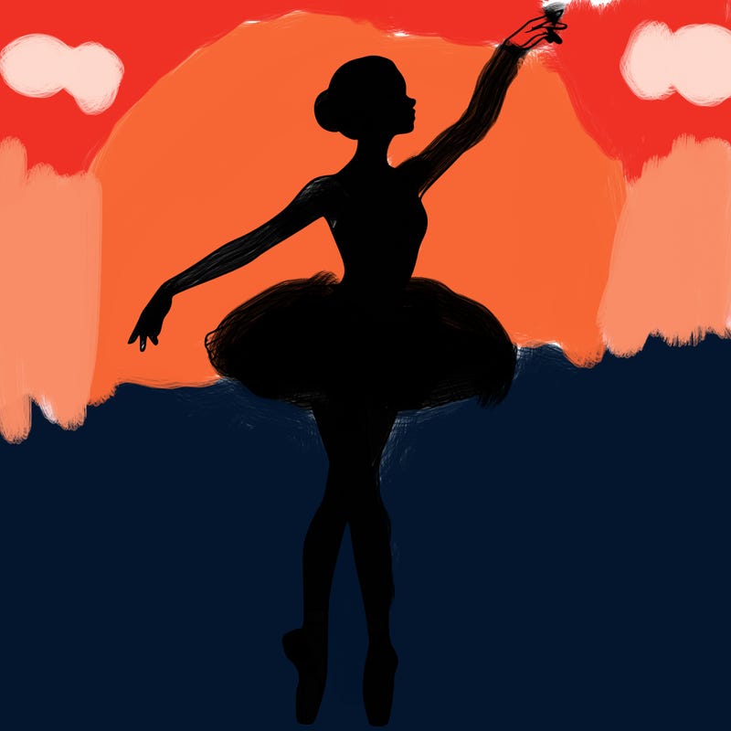 realistic ballerina