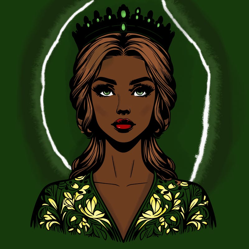 realistic beautiful queen