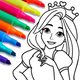 Colouring & Drawing for Girls