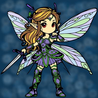 fantasy fairy warrior