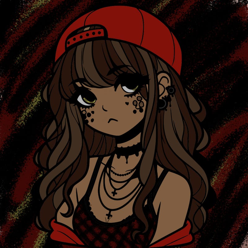 scene girl aesthetic