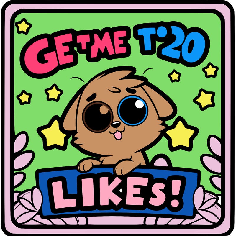 get me to 20 likes!