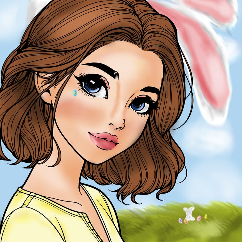 beautiful realistic girl