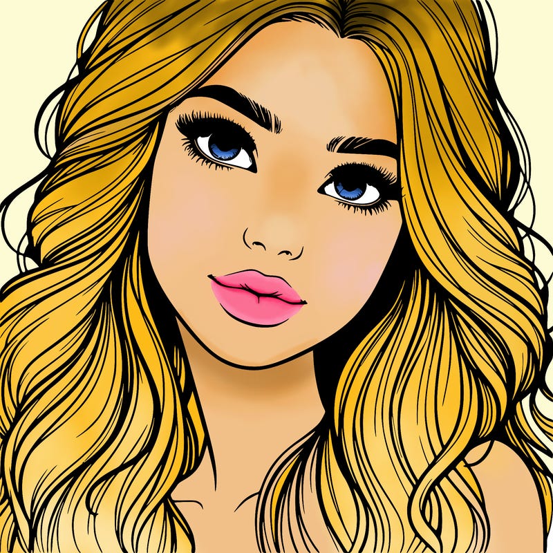 beautiful realistic girl