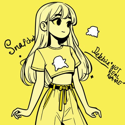 girl in a cute crop top