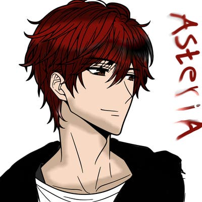 a handsome anime man