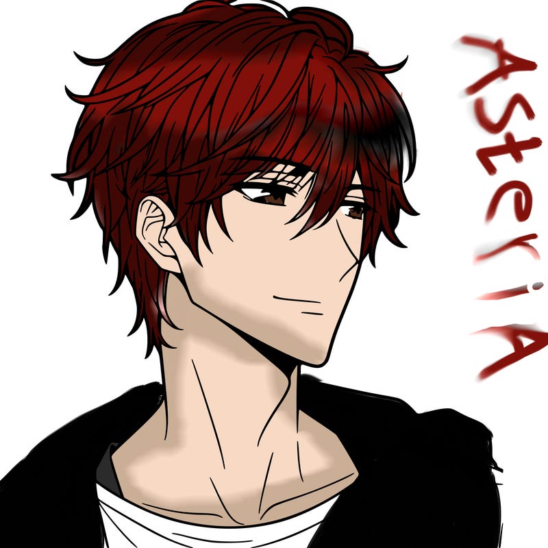 a handsome anime man