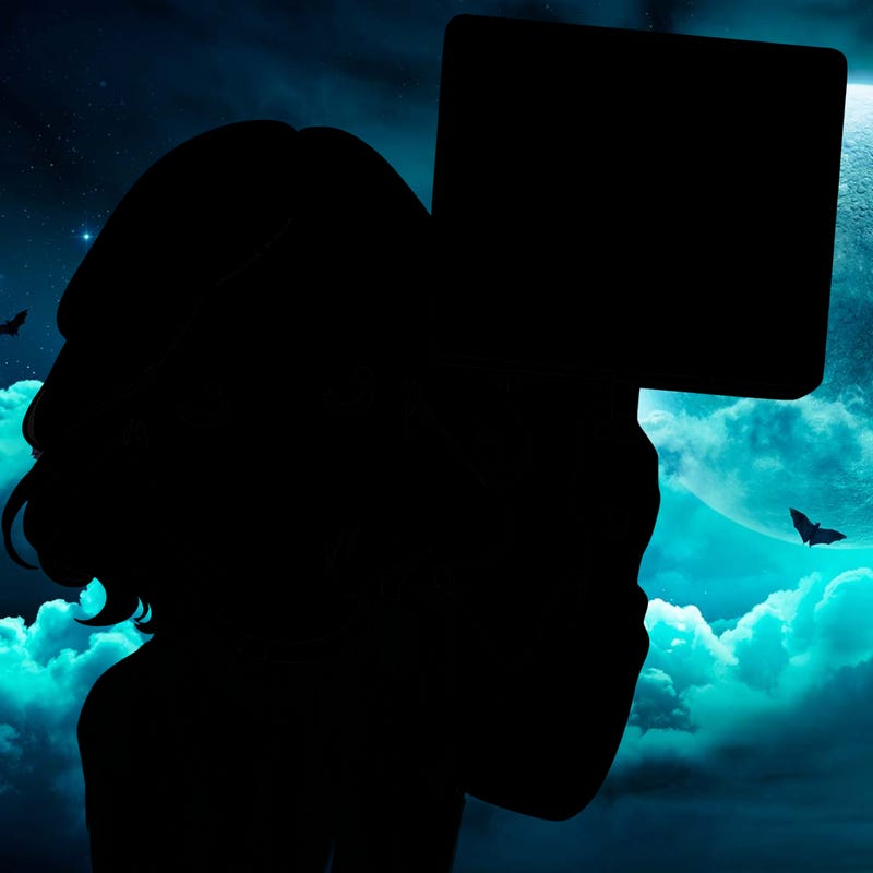 realistic girl holding up a sign