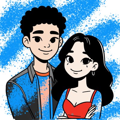 black woman and asian man couple