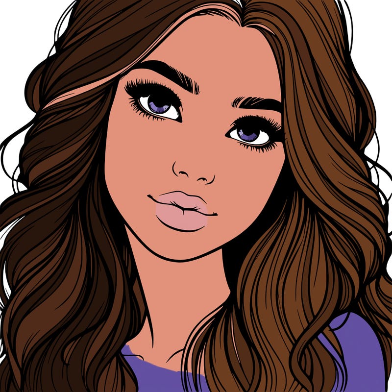 beautiful realistic girl