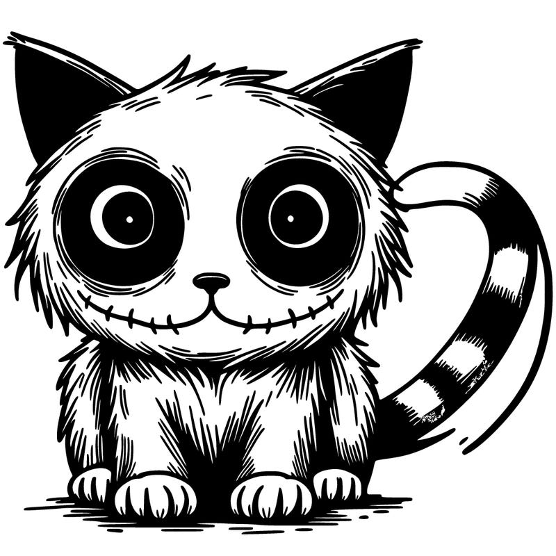 creepy cat