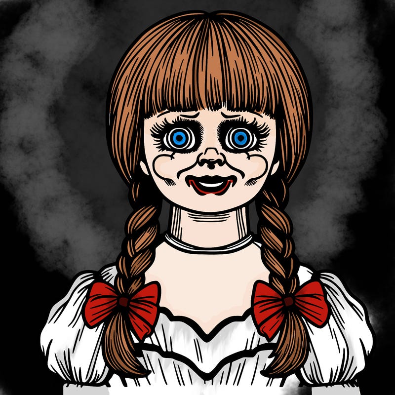 annabelle creepy doll adult