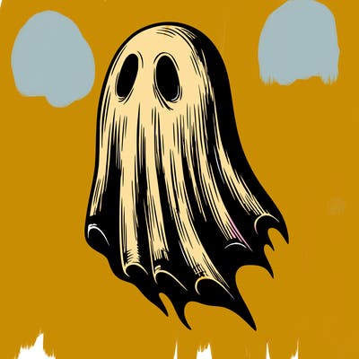 realistic creepy ghost