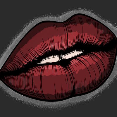 realistic lips