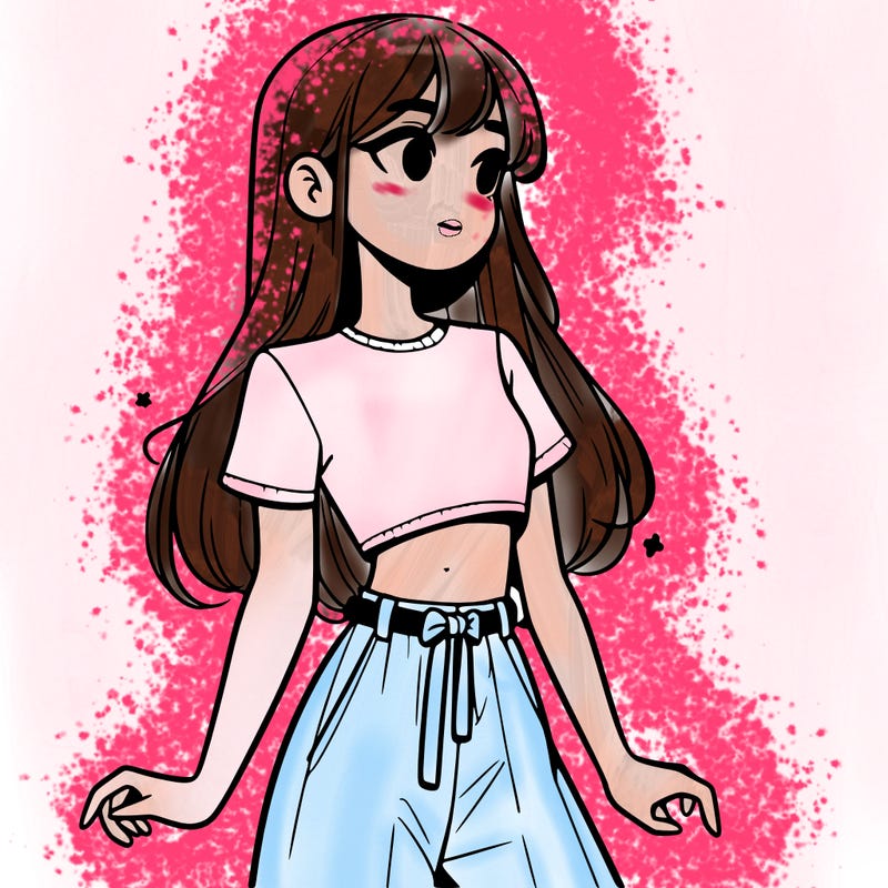 girl in a cute crop top