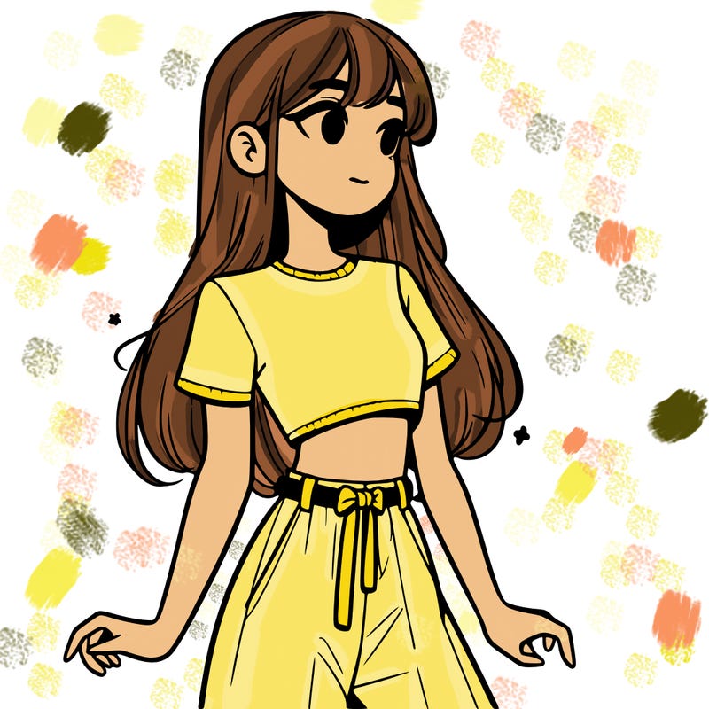 girl in a cute crop top