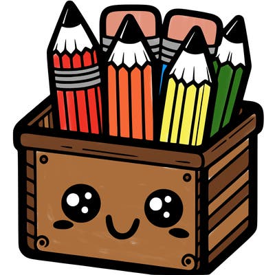 a pencil box