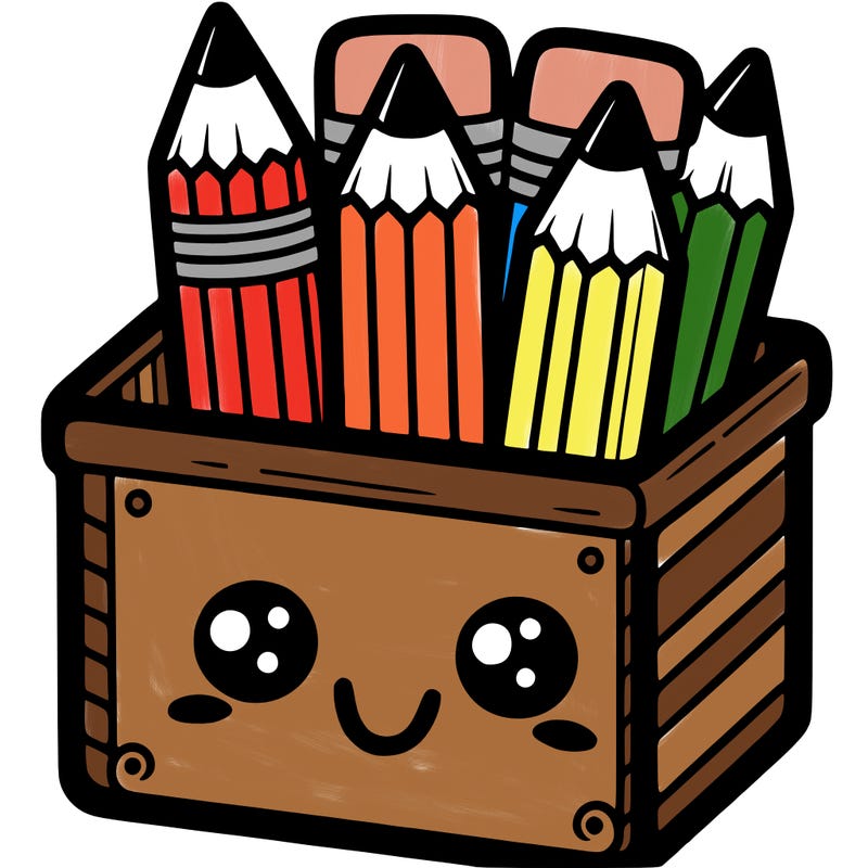 a pencil box