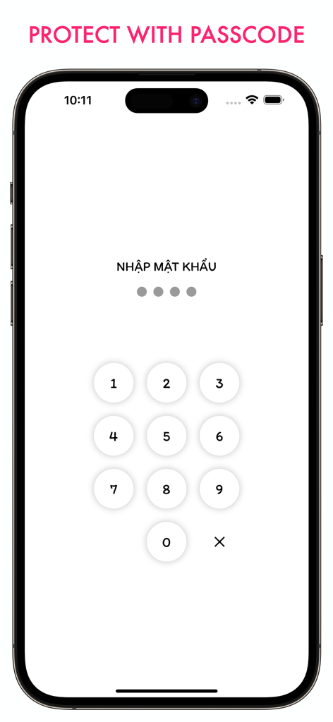 Day Together - Love Days Count - Pantalla de bloqueo de código de acceso para acceso seguro a recuerdos de relaciones en la app Day Together