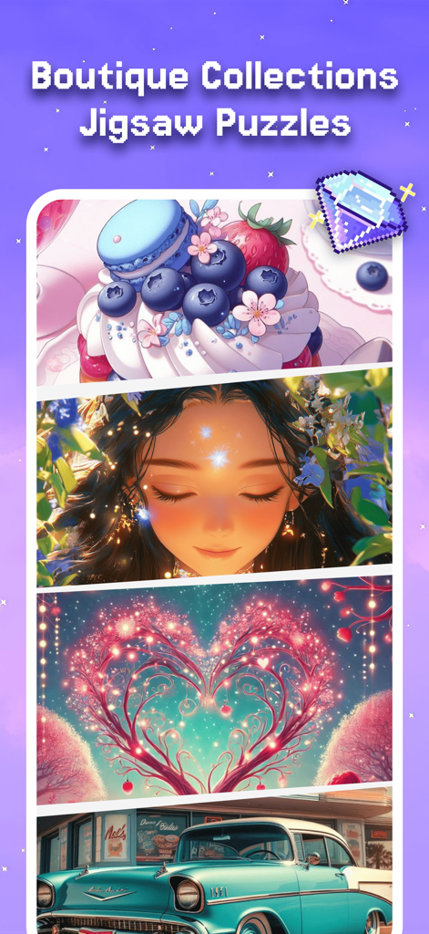 Pixel Coloring-Color by number - Varios diseños artísticos de rompecabezas de las colecciones boutique en la aplicación Pixel Coloring