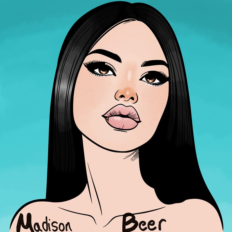 realistic woman with full lips