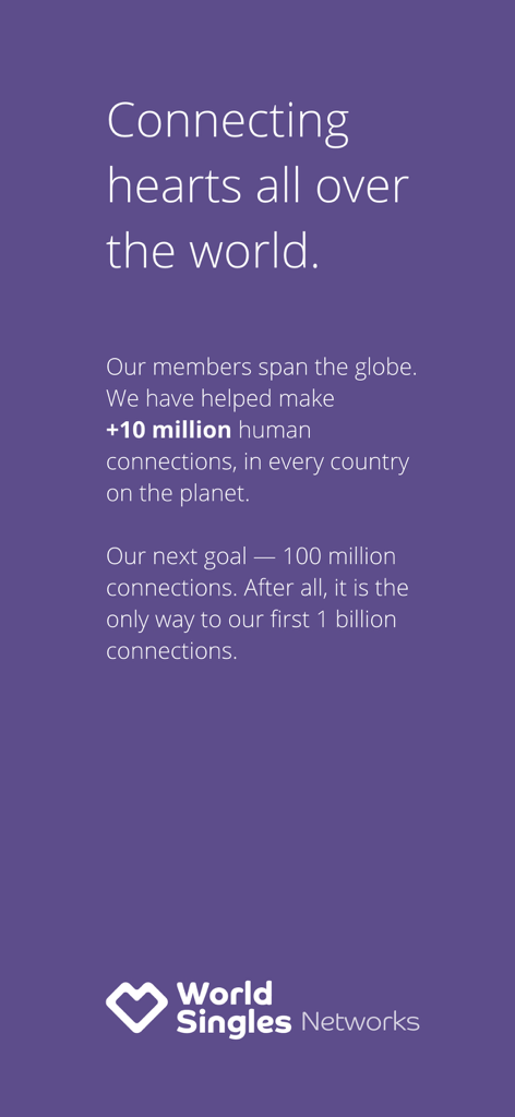 SoulSingles - Black Dating - SoulSingles app promotional screen highlighting over 10 million human connections worldwide