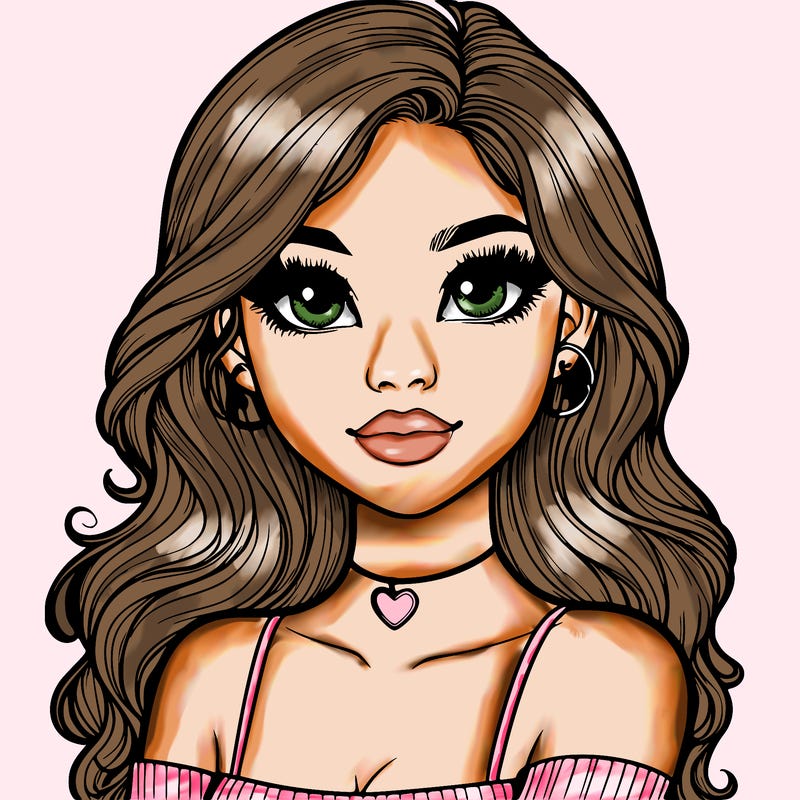 realistic pretty girl