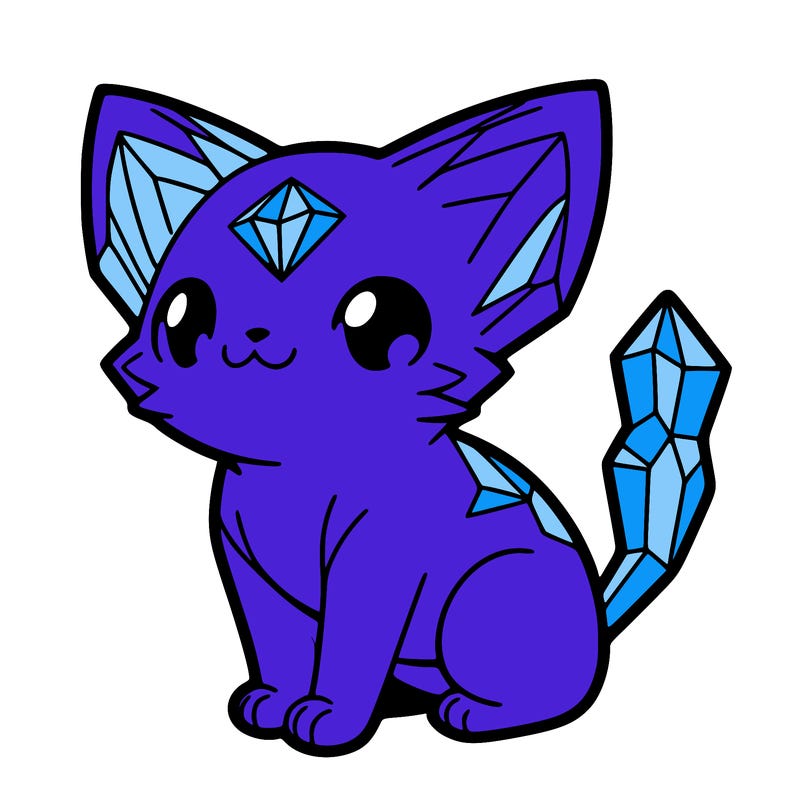 crystal kitten