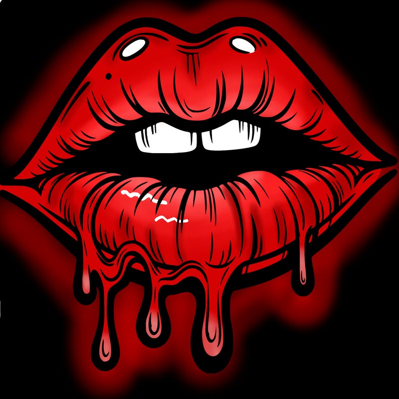 lips that look realistic and drip